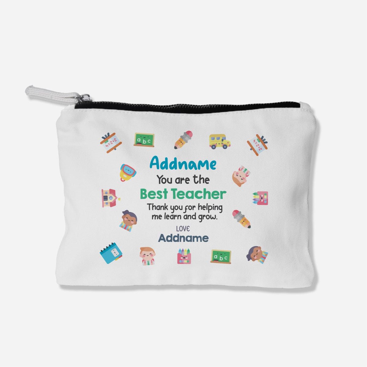 Best Teacher Quote - Zipper Pouch