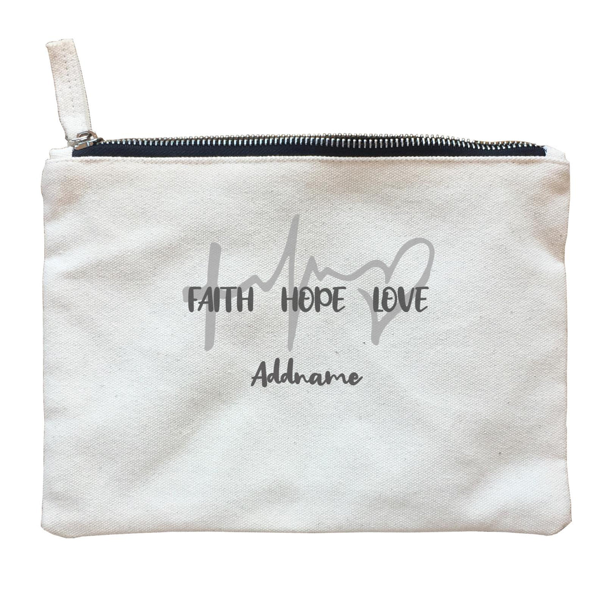Christian Series Faith Hope Family Faith Hope Love Addname Zipper Pouch