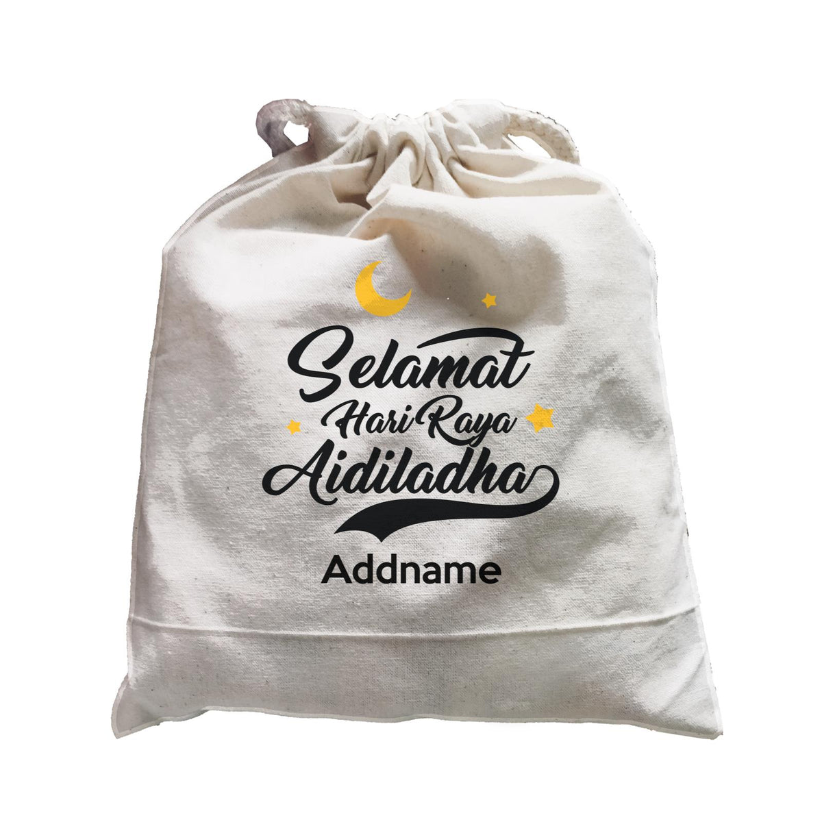 Raya Typography Selamat Hari Raya Aidiladha Addname Satchel
