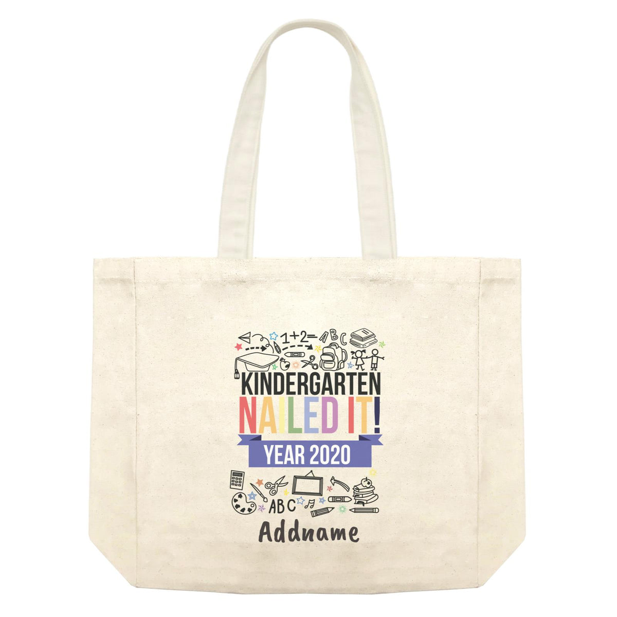 Graduation Series Kindergarten Nailed It Shopping Bag