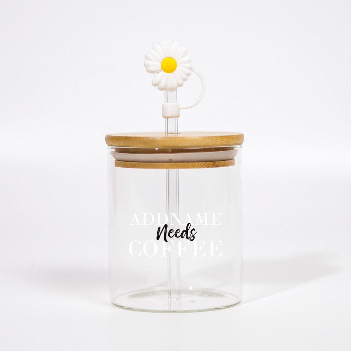 Marble Addname Need Coffee Canicup - Jet With White Text