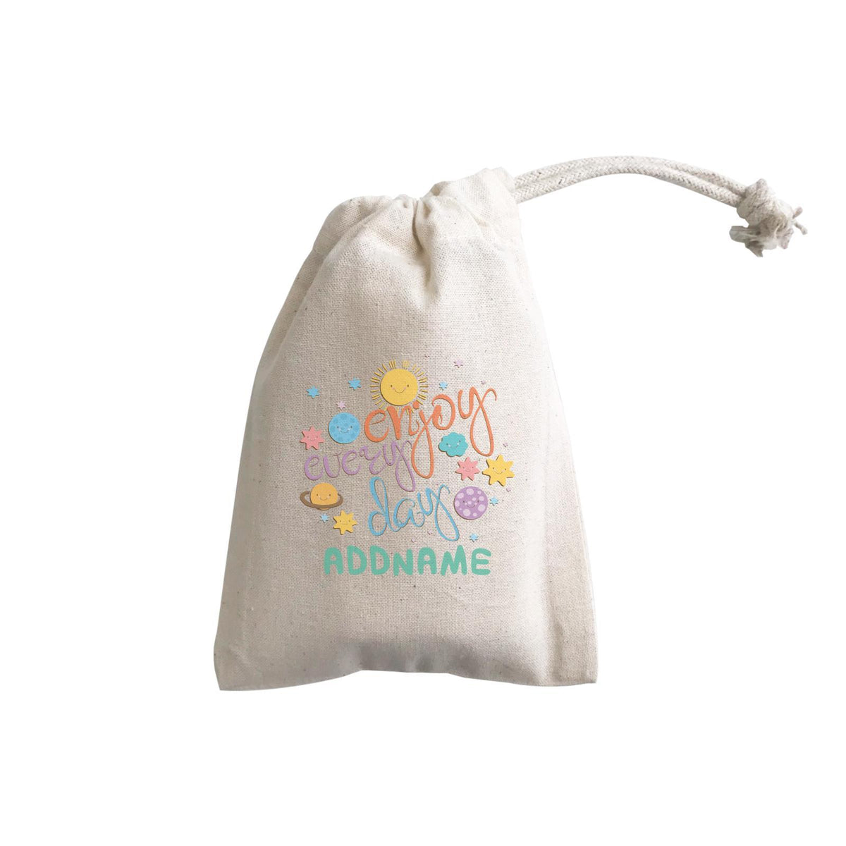 Children's Day Gift Series Enjoy Every Day Space Addname Gift Pouch