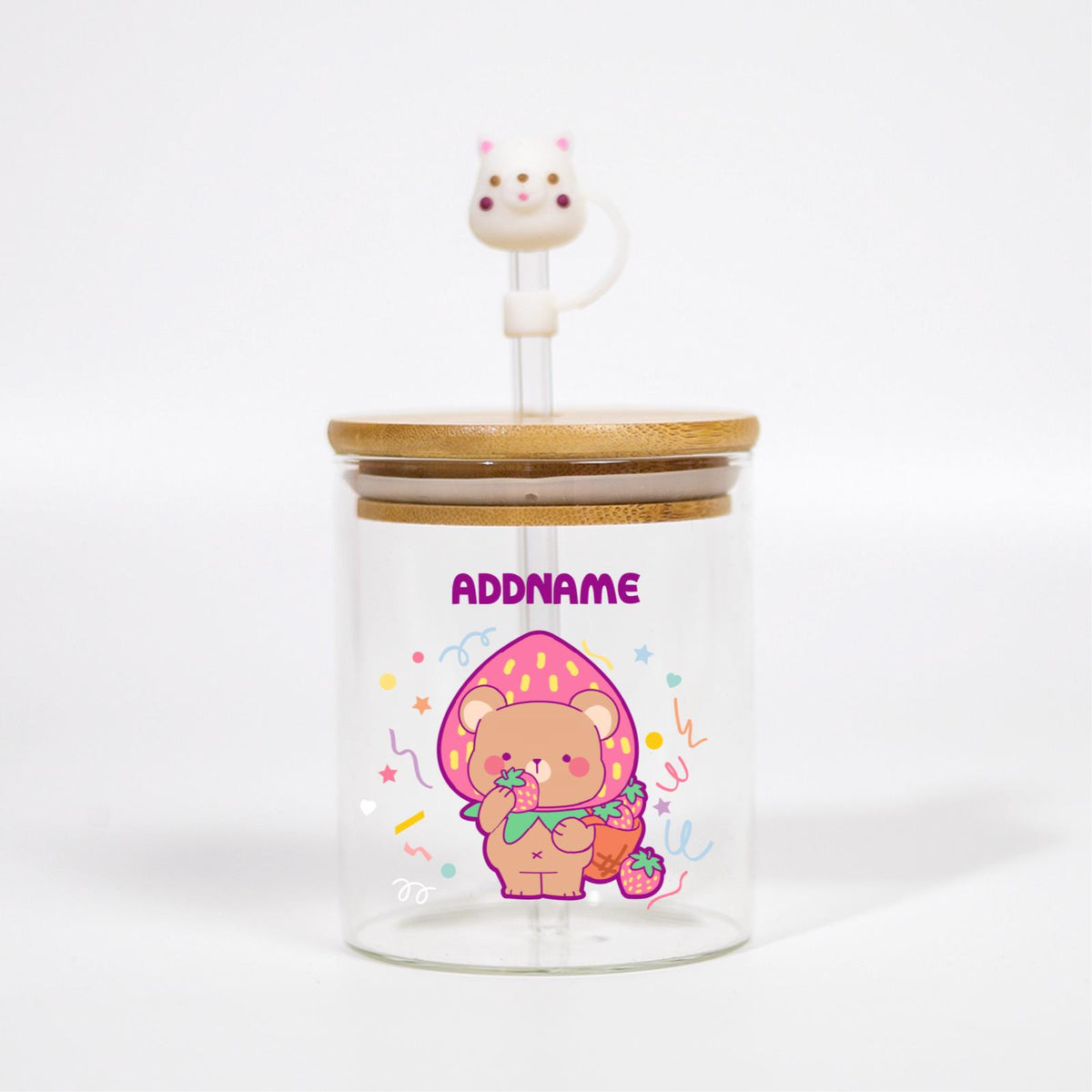 Cutesy Series Canicup - Bear With Strawberry