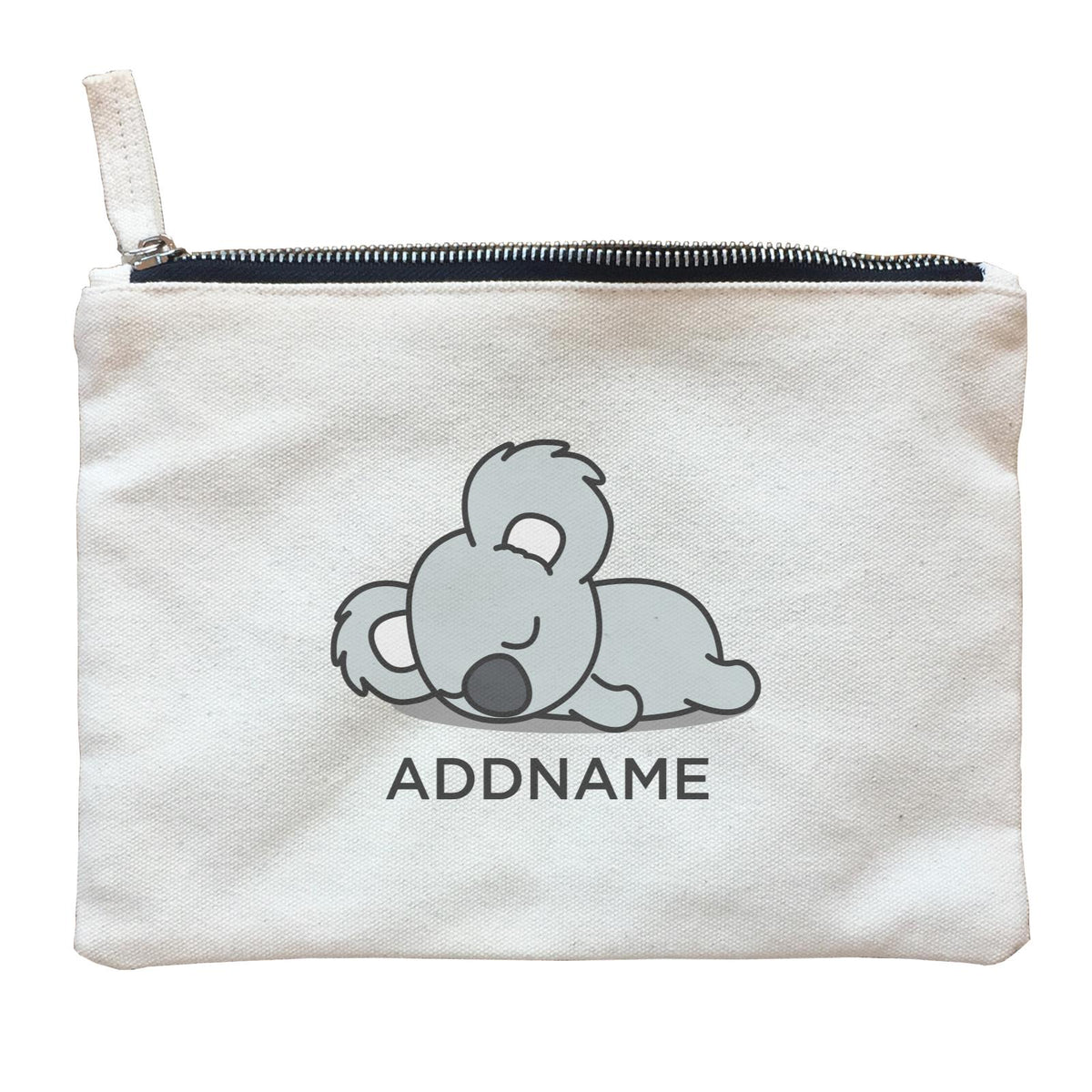 Lazy Koala Addname Zipper Pouch