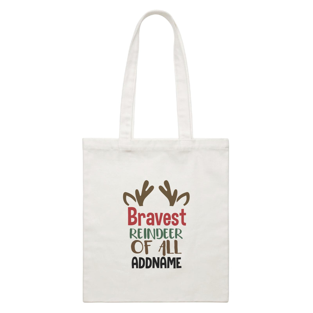 Xmas Bravest Reindeer of All Canvas Bag
