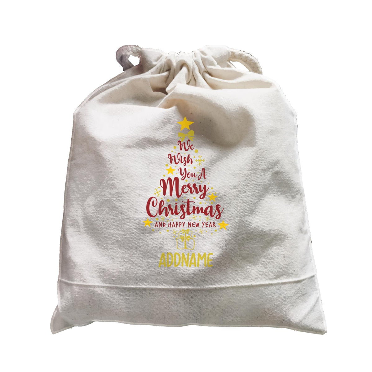 Xmas We Wish You A Merry Christmas and A Happy New Year Satchel