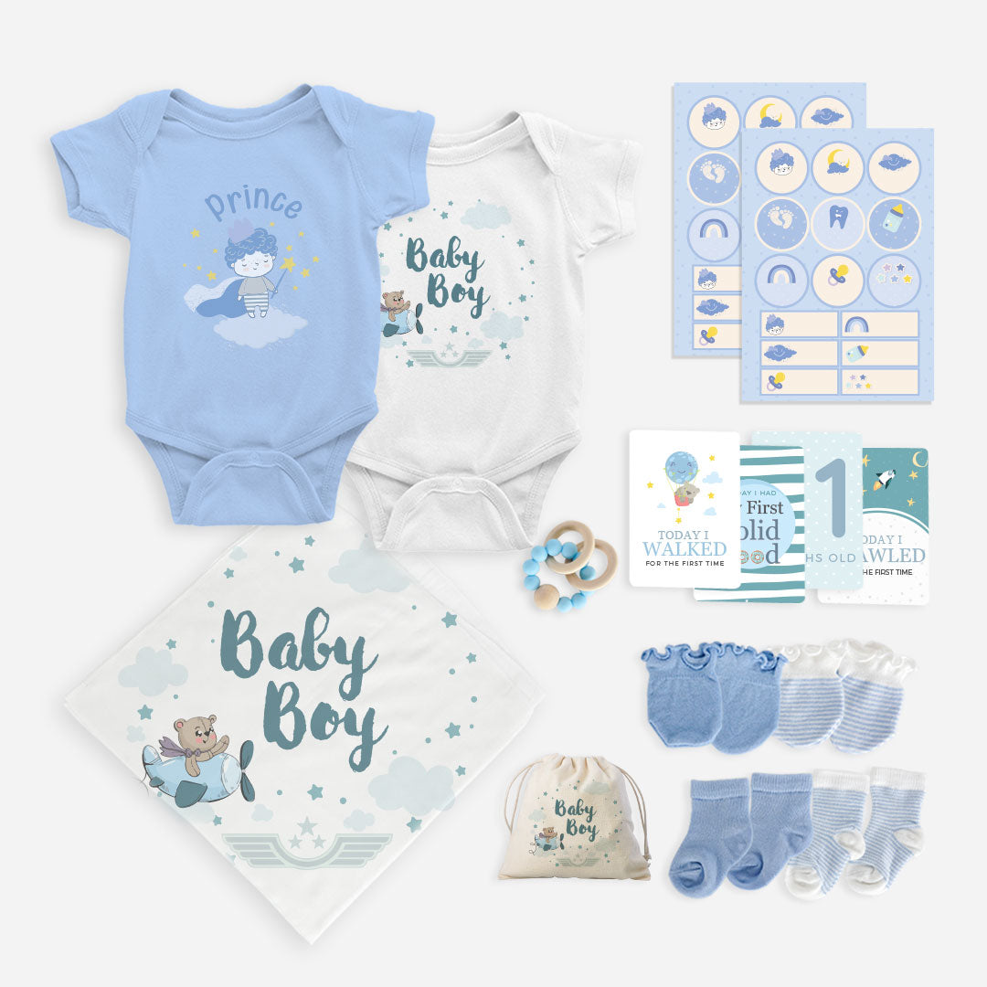 Non-personalized Baby Boy Premium Box Set