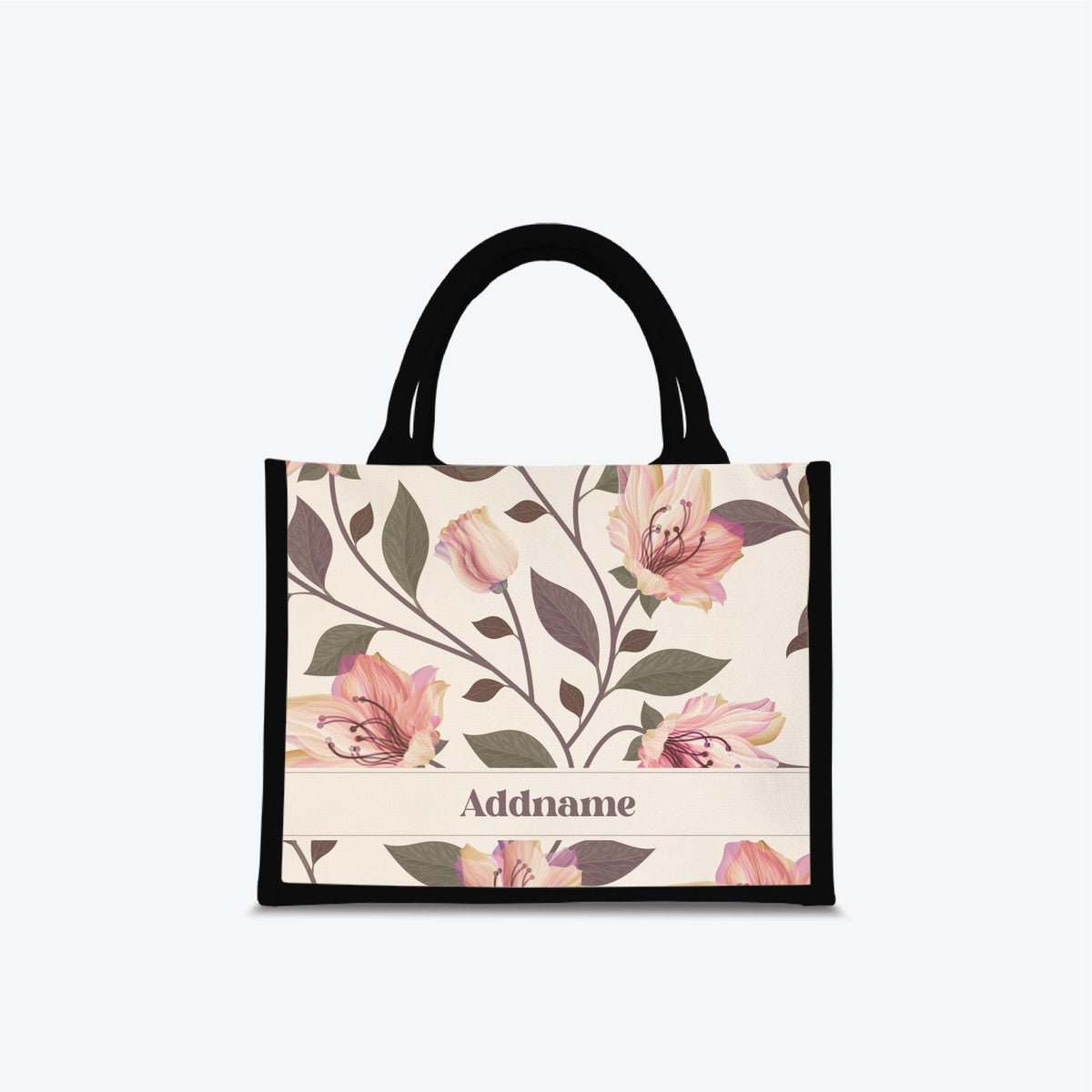 Classic Kesuma Jute Bag - Romantic Pink