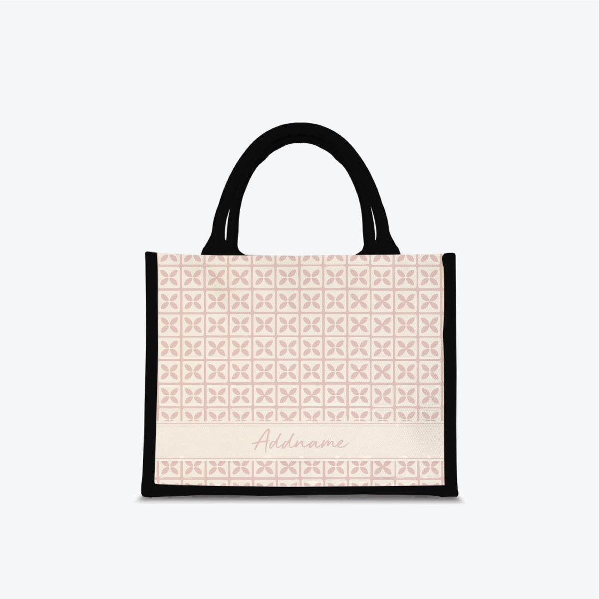 Kedah Rumaysa Jute Bag - Light Pink