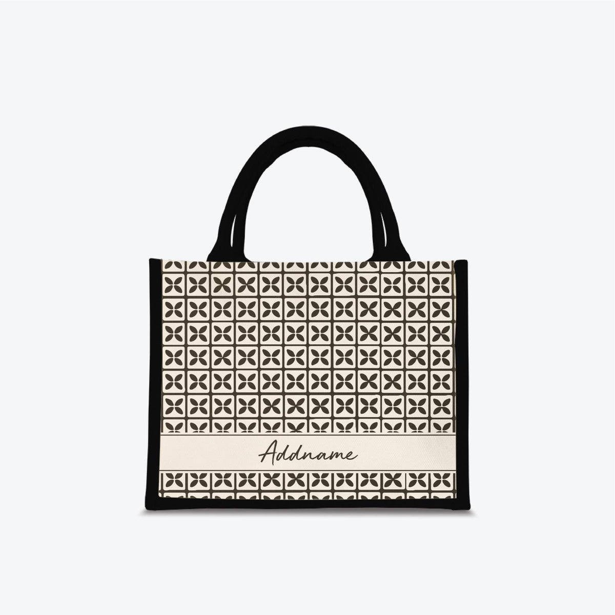 Kedah Rumaysa Jute Bag - Black