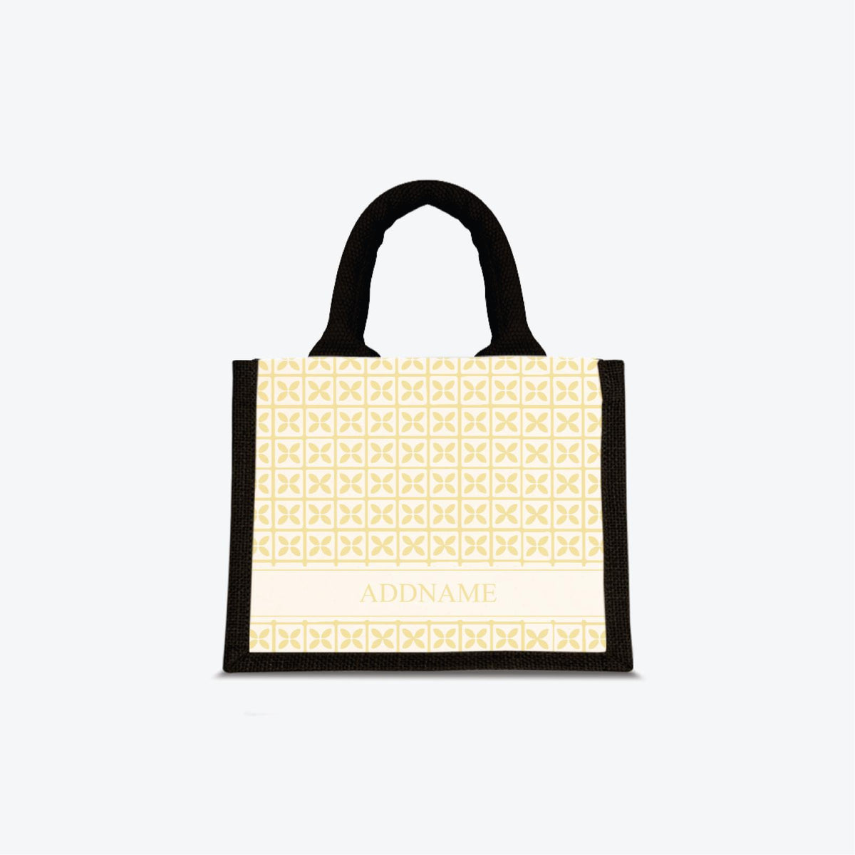 Kedah Rumaysa Jute Bag - Yellow