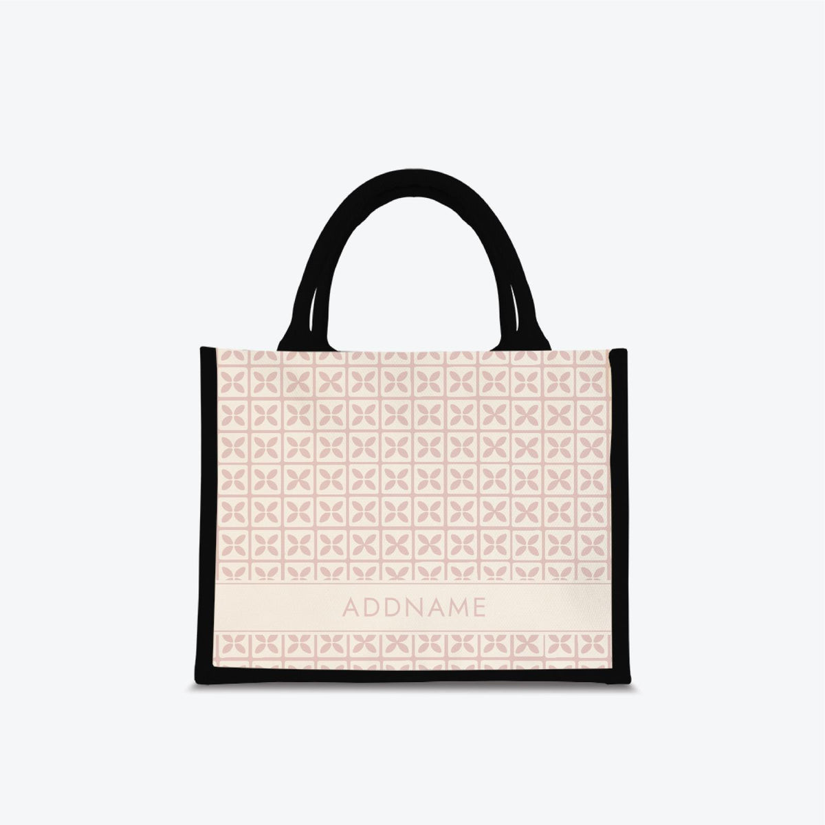 Kedah Rumaysa Jute Bag - Light Pink