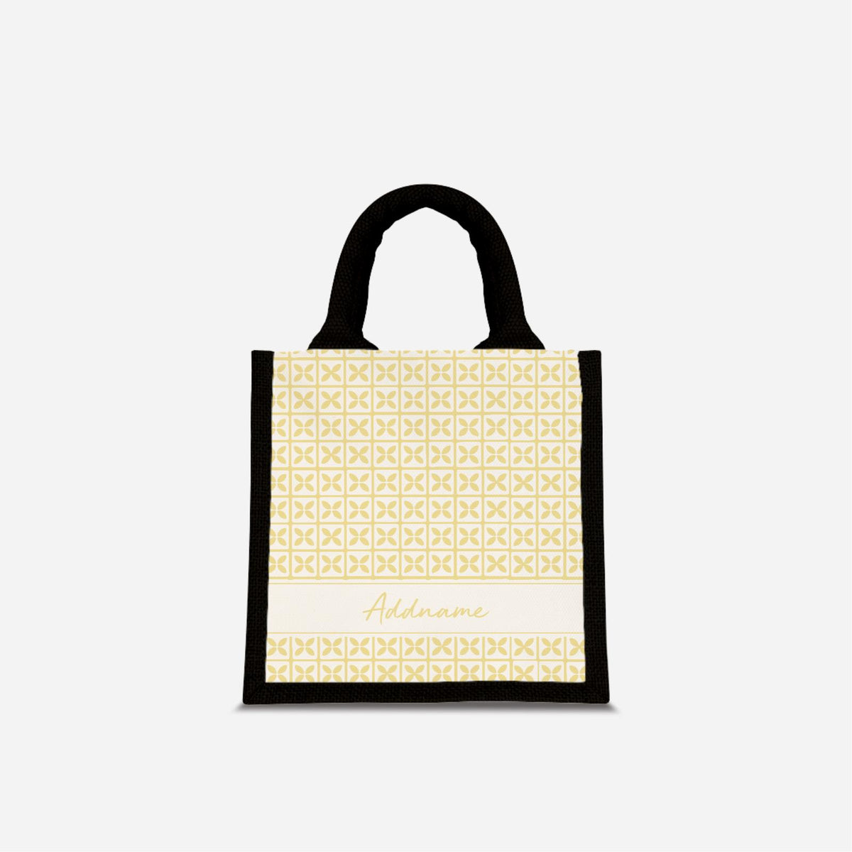 Kedah Rumaysa Jute Bag - Yellow