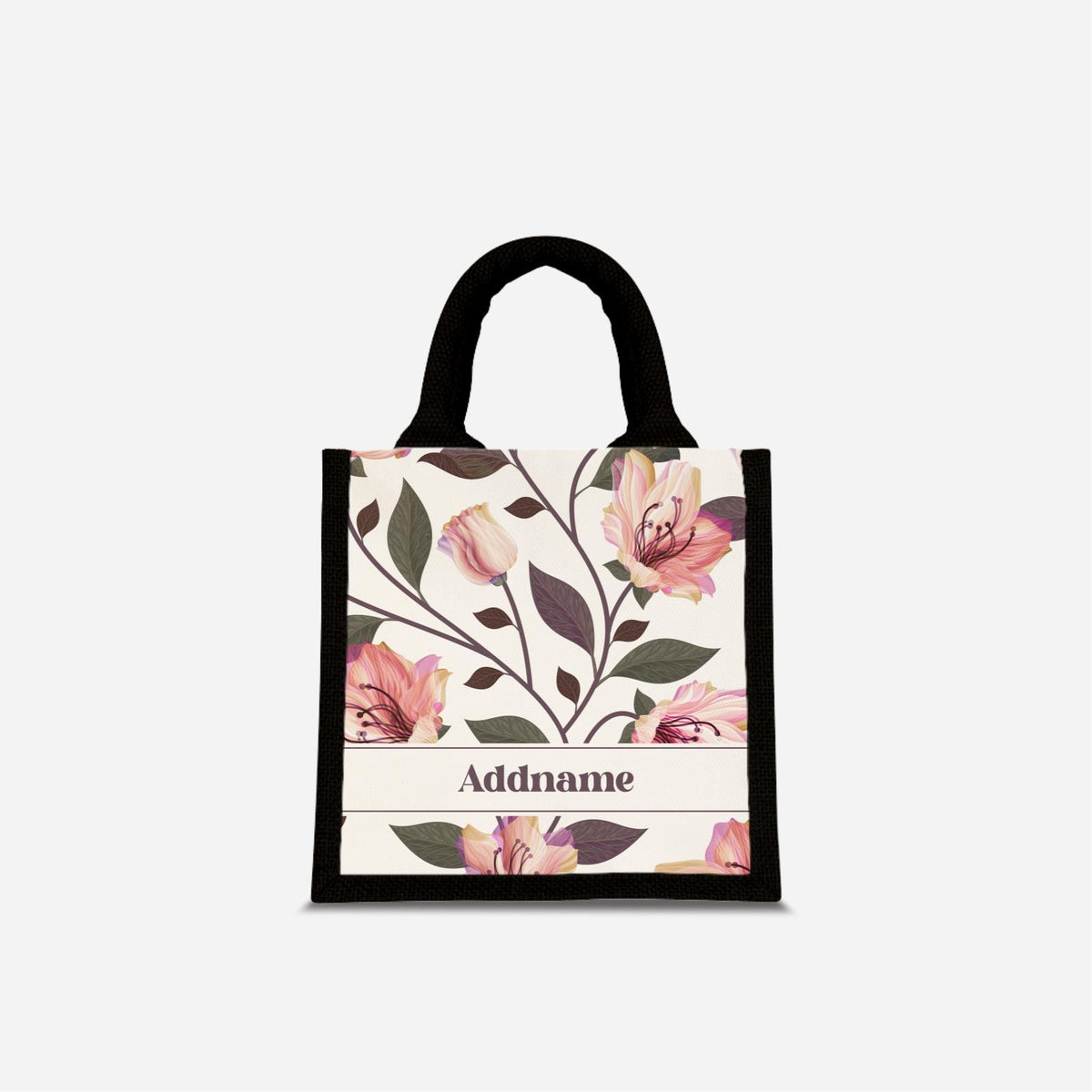 Classic Kesuma Jute Bag - Romantic Pink