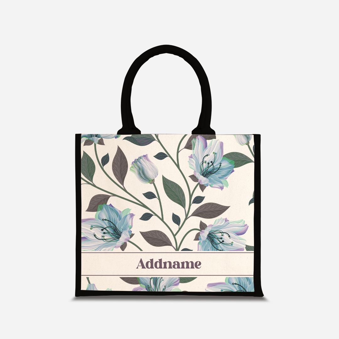 Classic Kesuma Jute Bag - Icy Blue