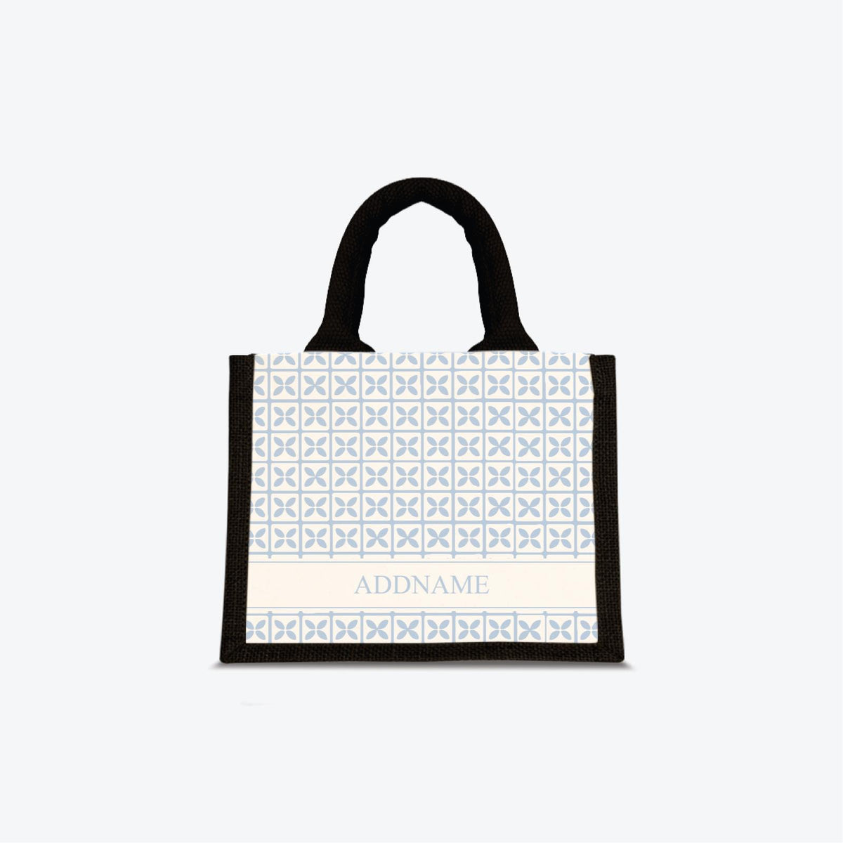 Kedah Rumaysa Jute Bag - Light Blue