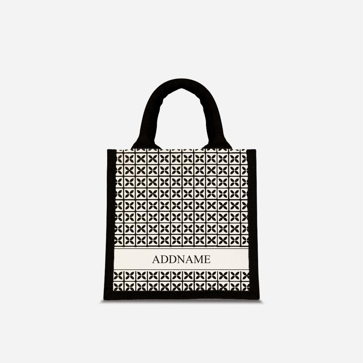 Kedah Rumaysa Jute Bag - Black