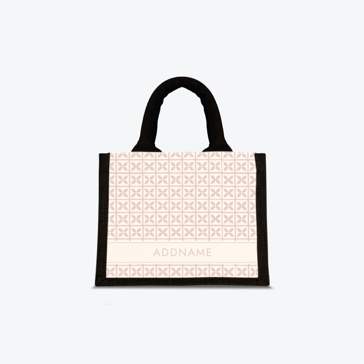 Kedah Rumaysa Jute Bag - Light Pink