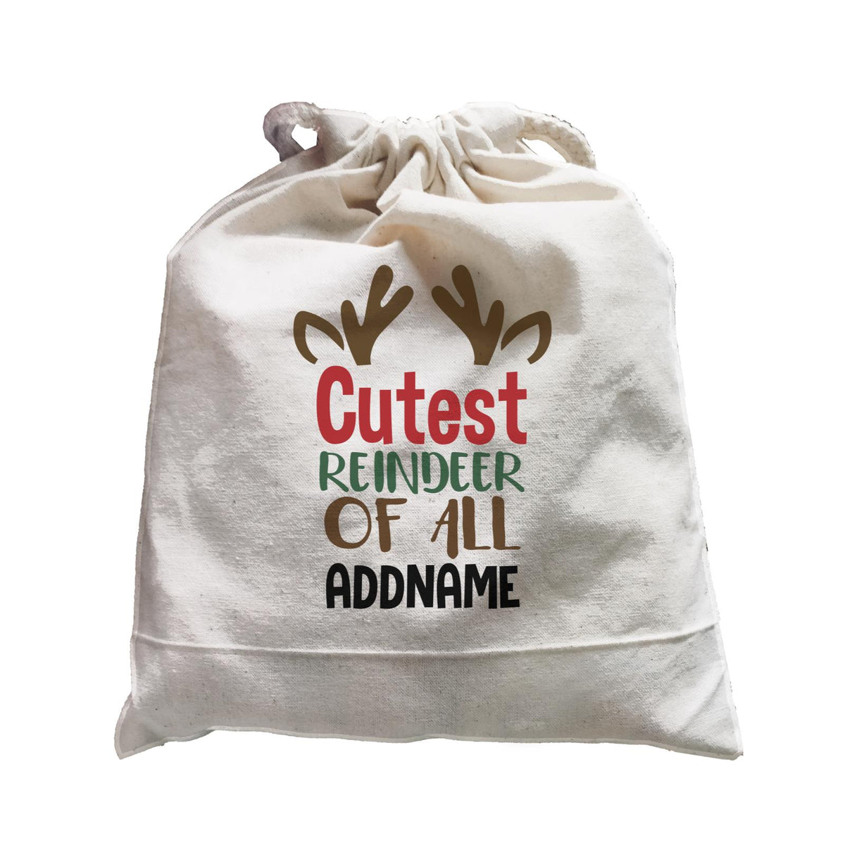 Xmas Cutest Reindeer of All Satchel