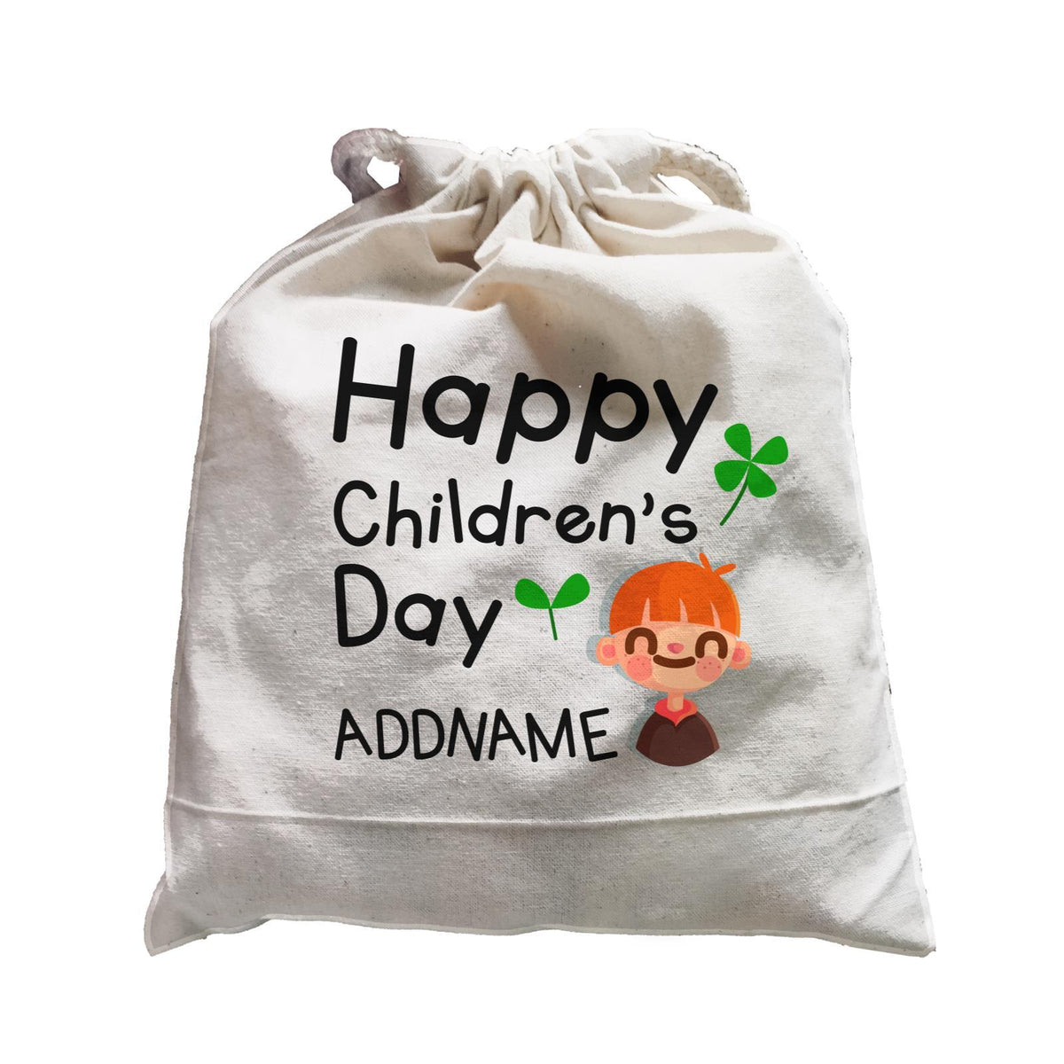 Children's Day Gift Series Happy Children's Day Cute Boy Addname Satchel
