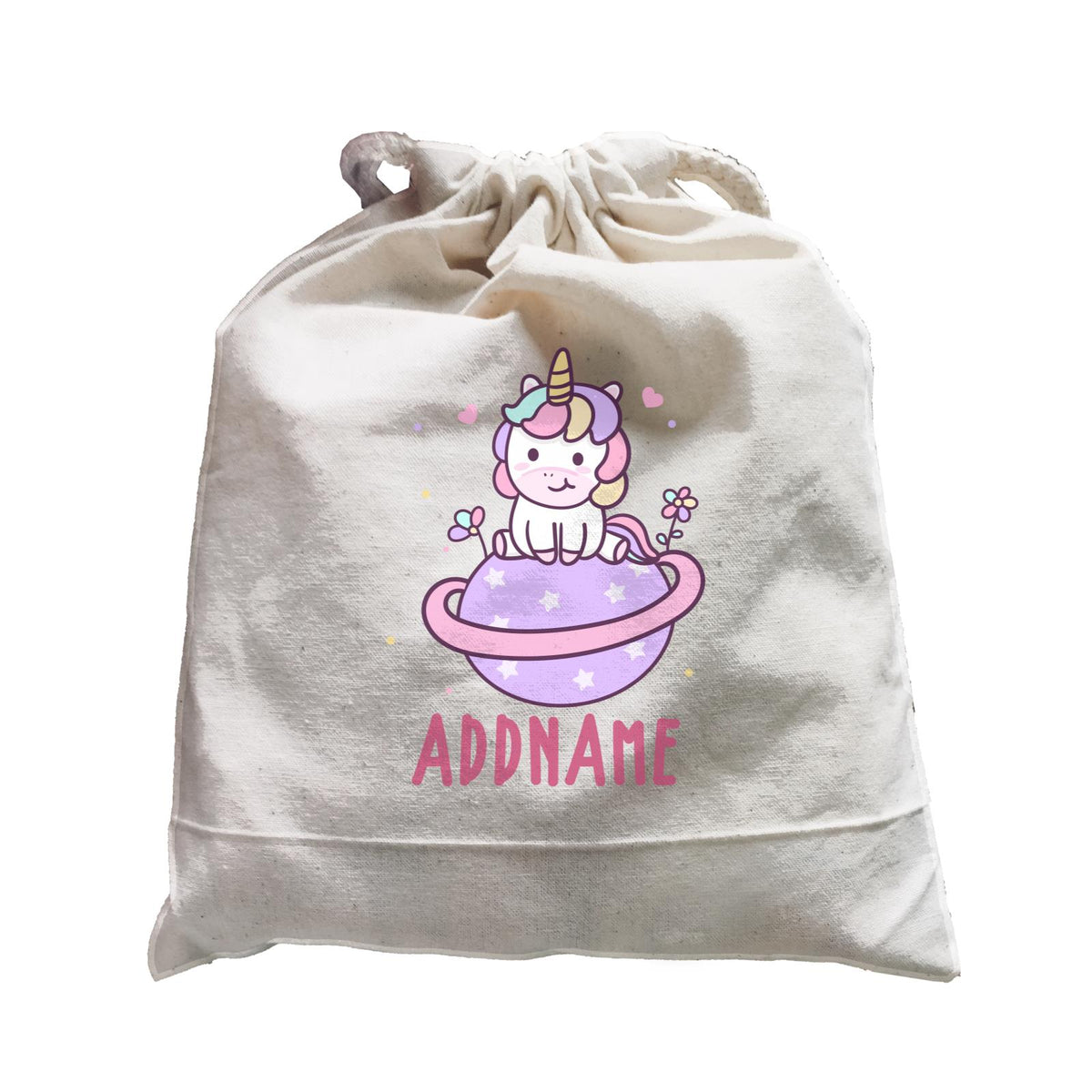Unicorn And Princess Series Cute Pastel Unicorn Sitting On Planet Addname Satchel