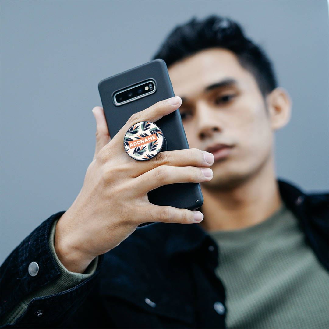 Tropical Leaves Phone Holder