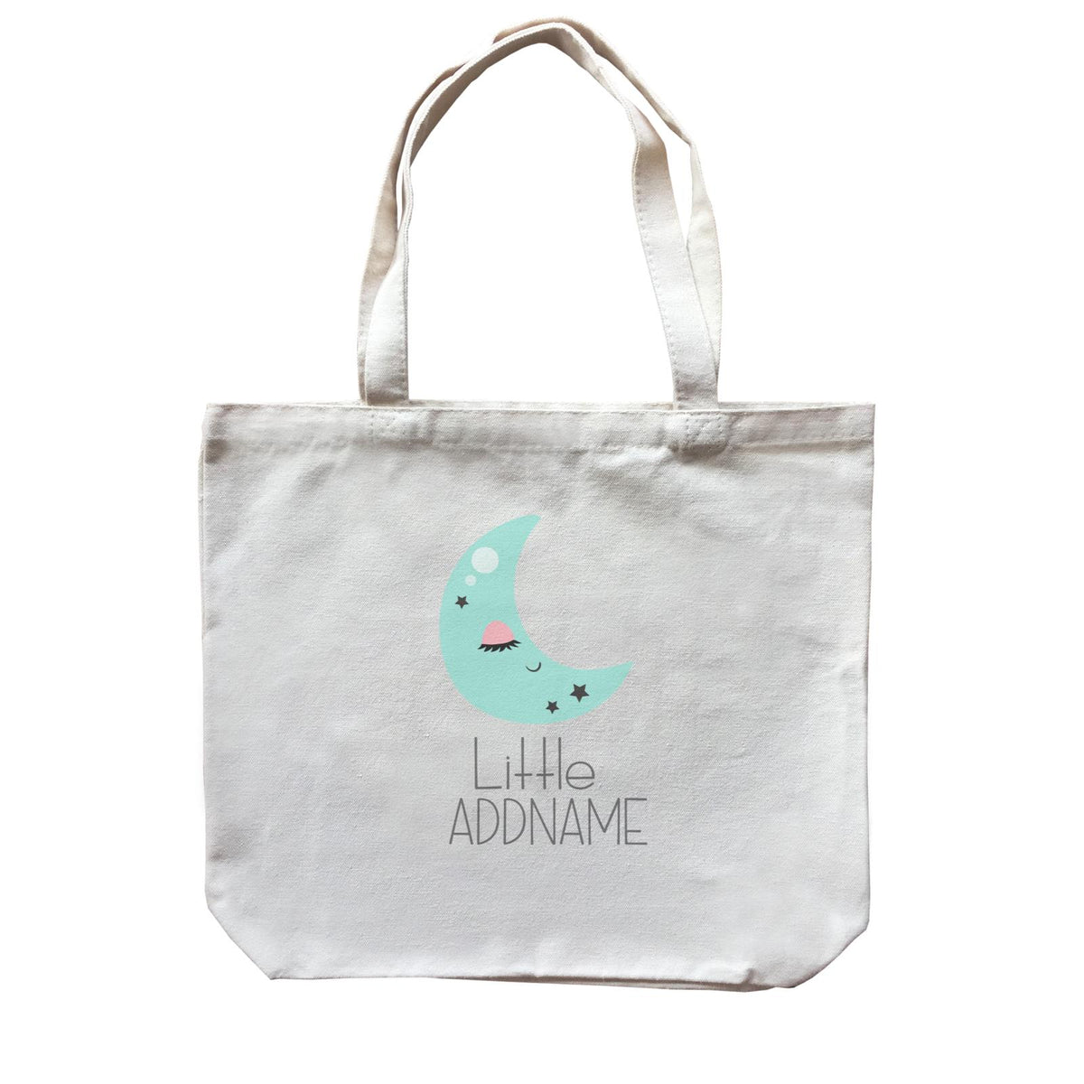 Nursery Animals Little Moon Addname Canvas Bag