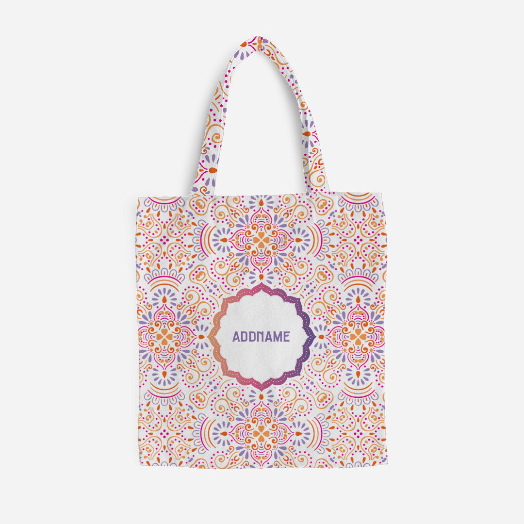 Pookal Series Full Print Canvas Bag - Triumph