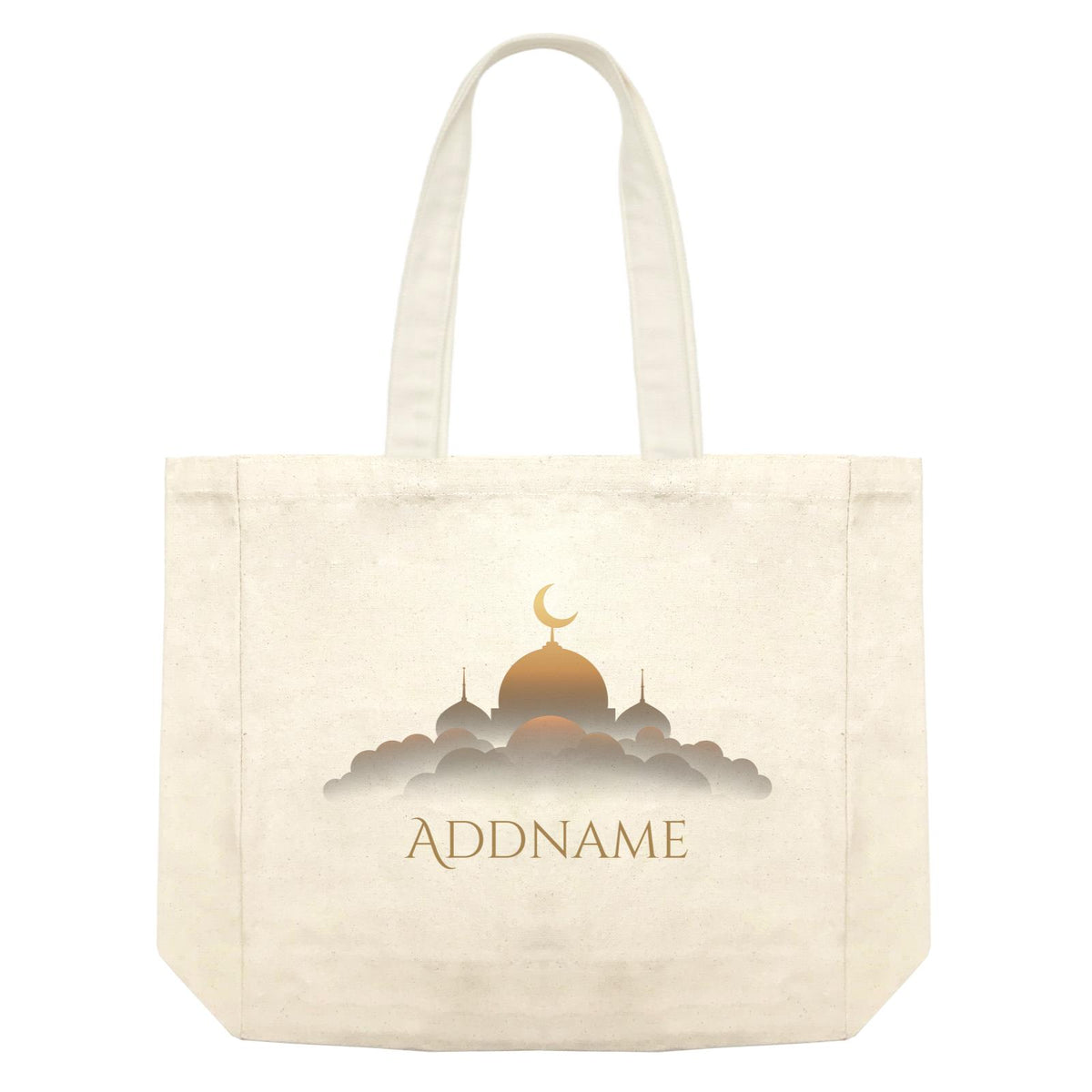 Elegant Mosque Addname Shopping Bag