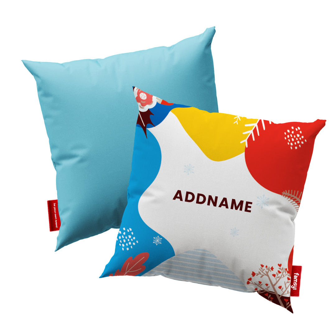 Christmas Series Full Print Cushion - Joyous Colours