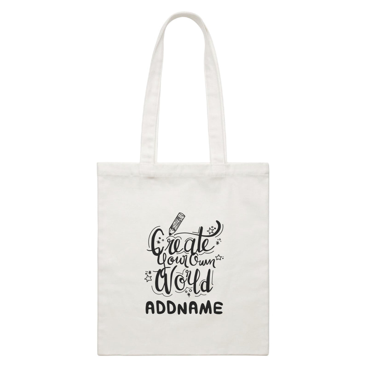 Children's Day Gift Series Create Your Own World Addname Canvas Bag