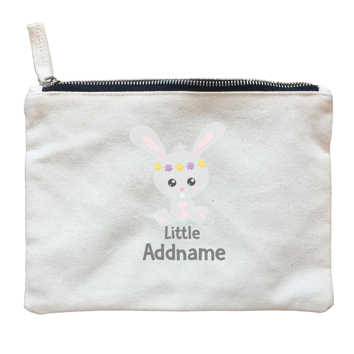 Spring Animals Rabbit Little Addname Zipper Pouch