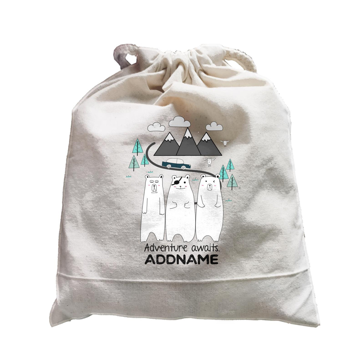 Cute Animals And Friends Series Adventure Awaits Bears Group Addname Satchel