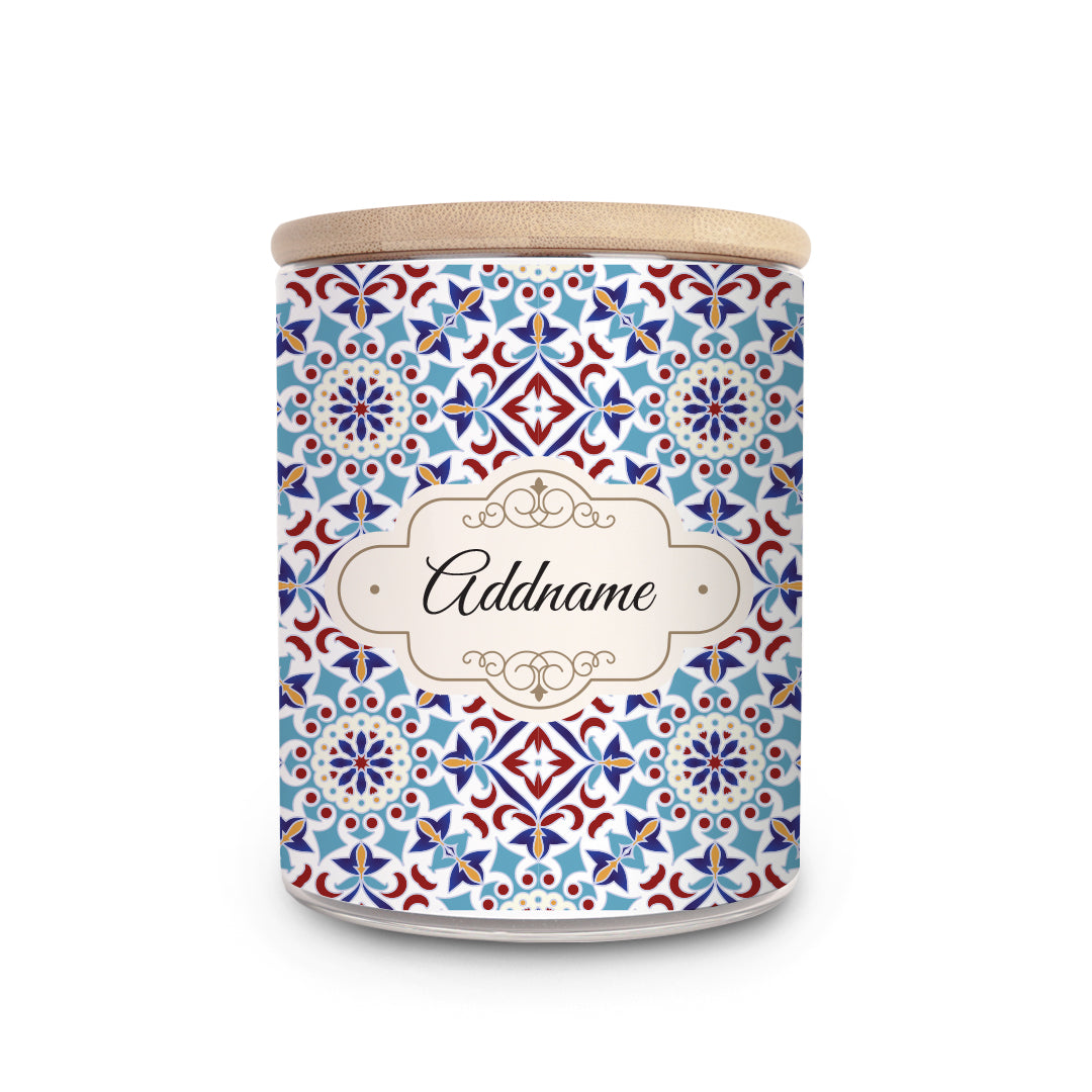 Arabesque Agean Blue Single Canister