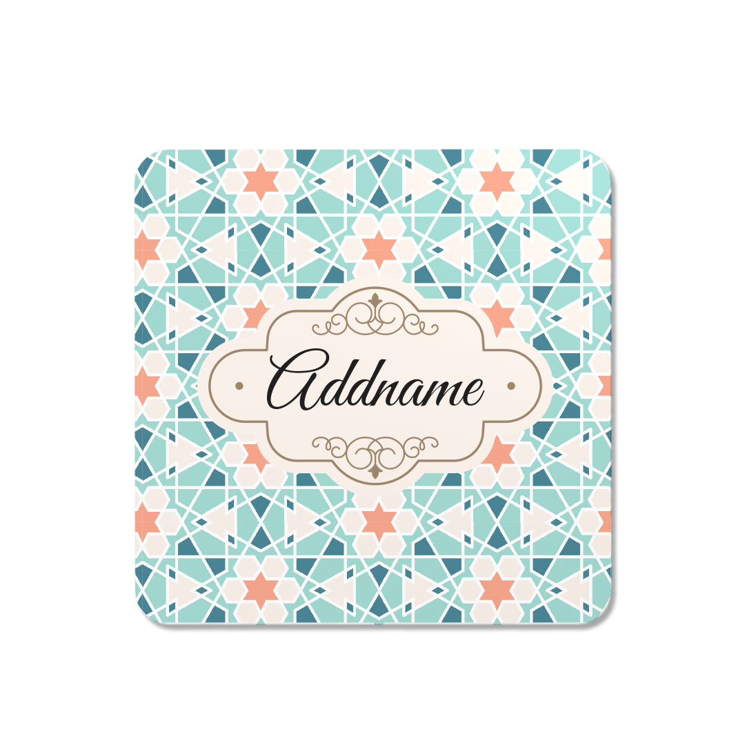 Moroccan Cerulean Coaster