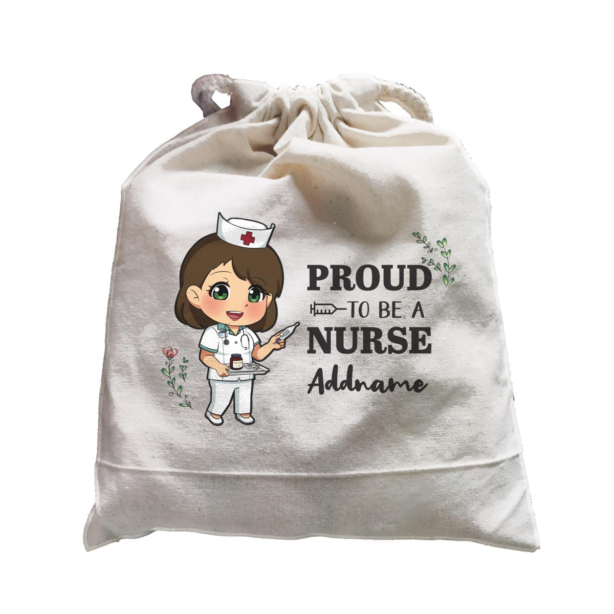 Proud To Be A Nurse Chibi Female Chinese Satchel