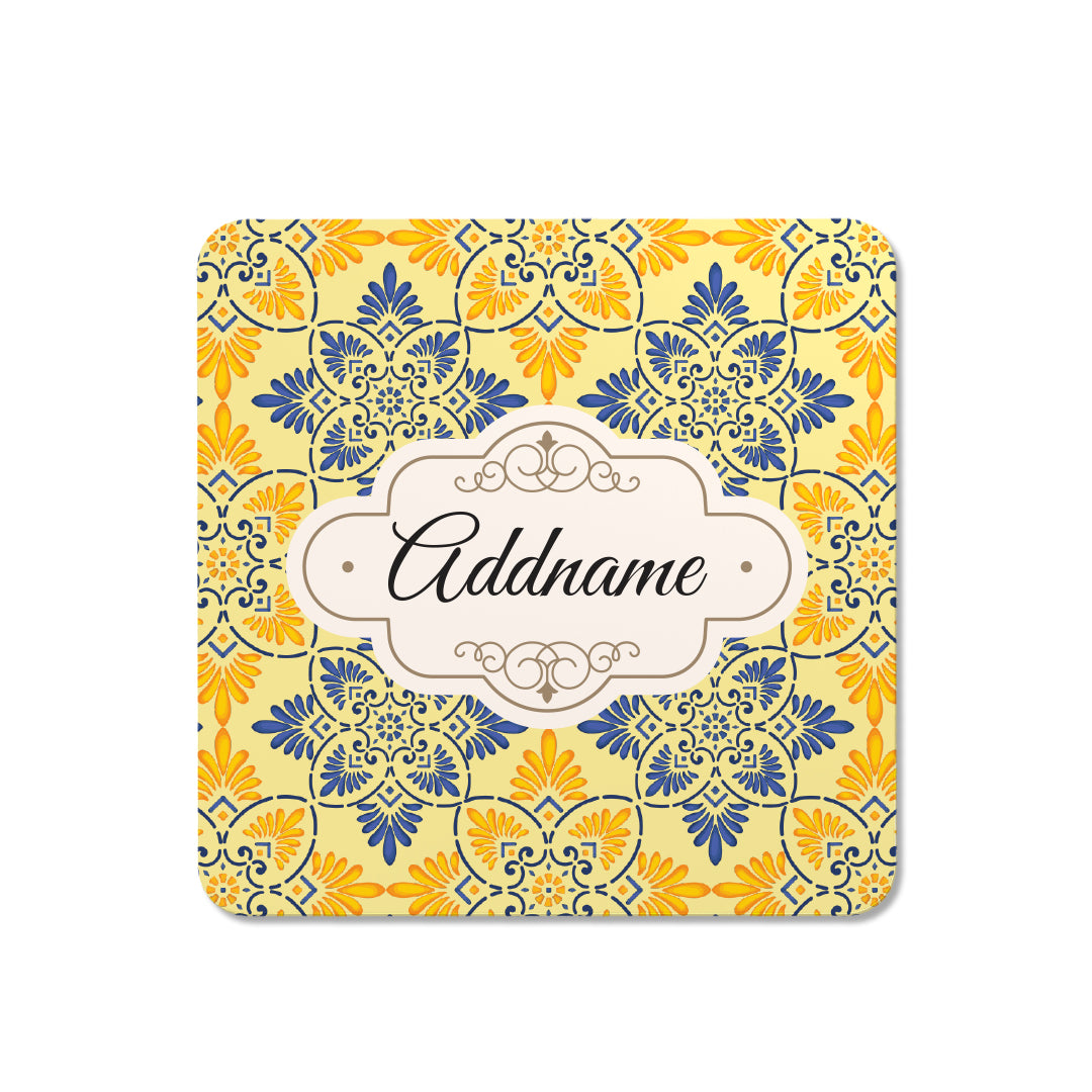 Moroccan Series - Arabesque Butter Blue Coaster