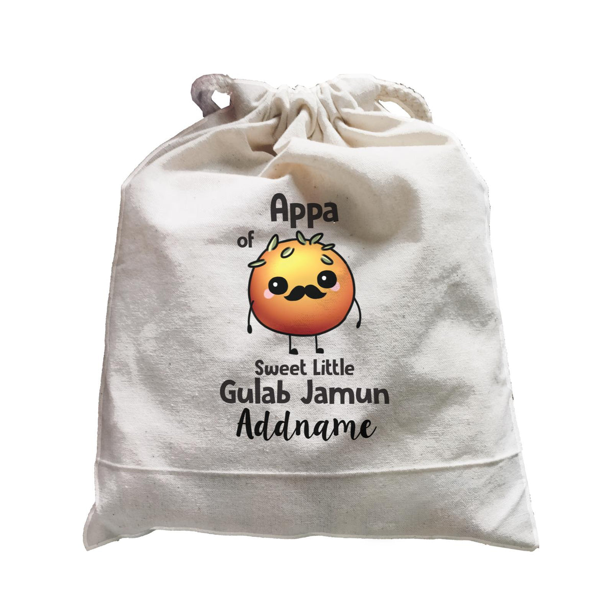 Deepavali Cute Appa Gulab Jamun Addname Satchel