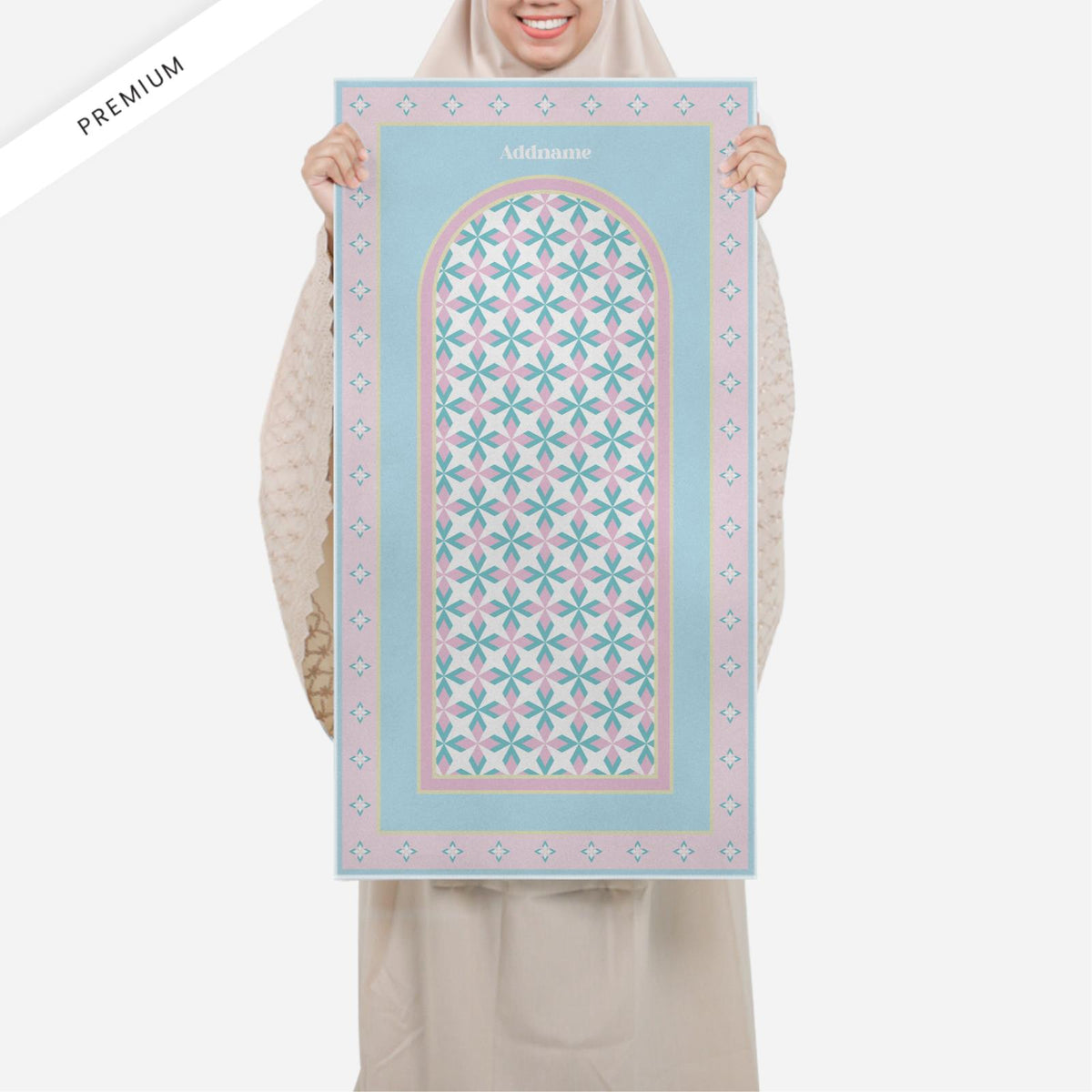 Ixora Series Premium Sejadah - Light Pink