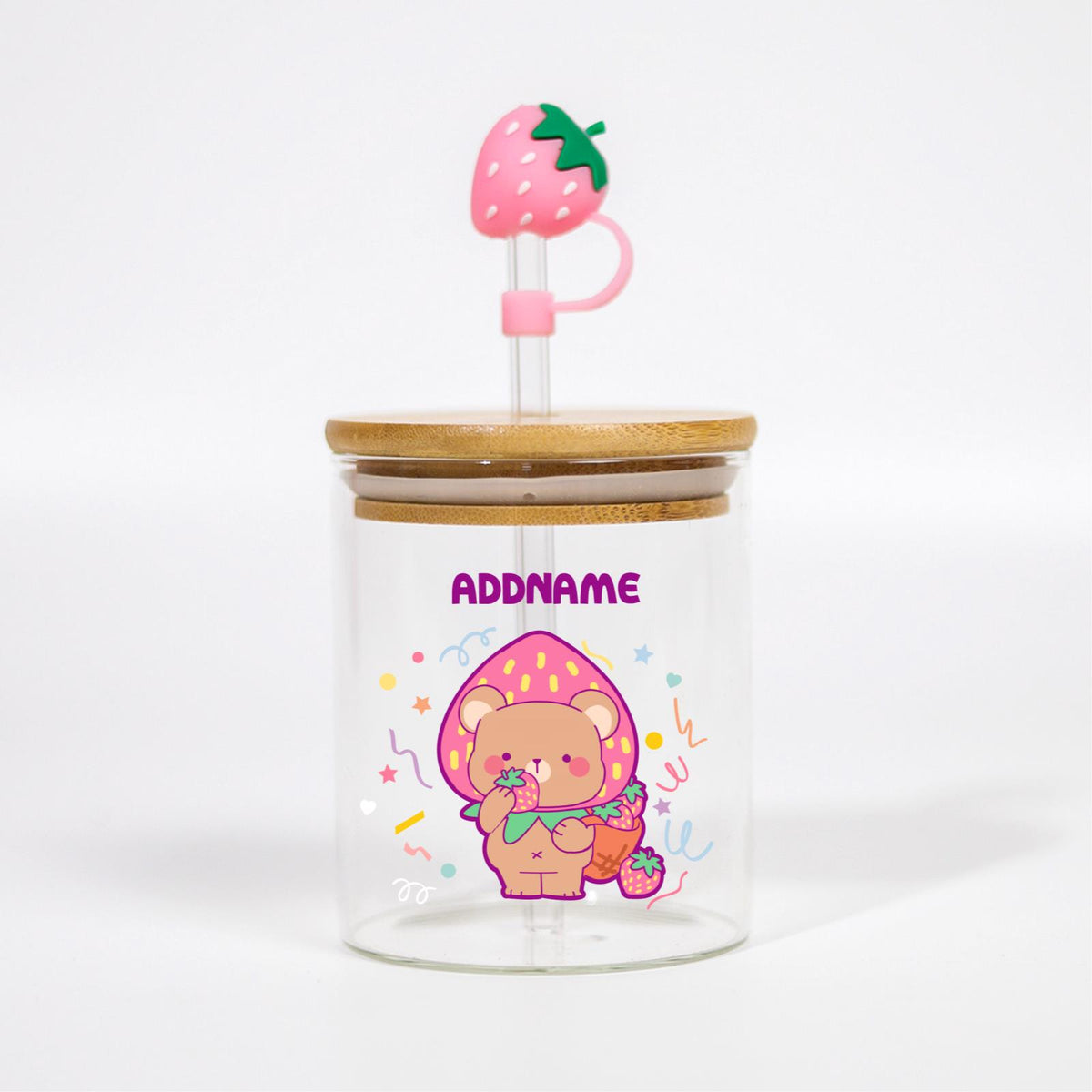 Cutesy Series Canicup - Bear With Strawberry