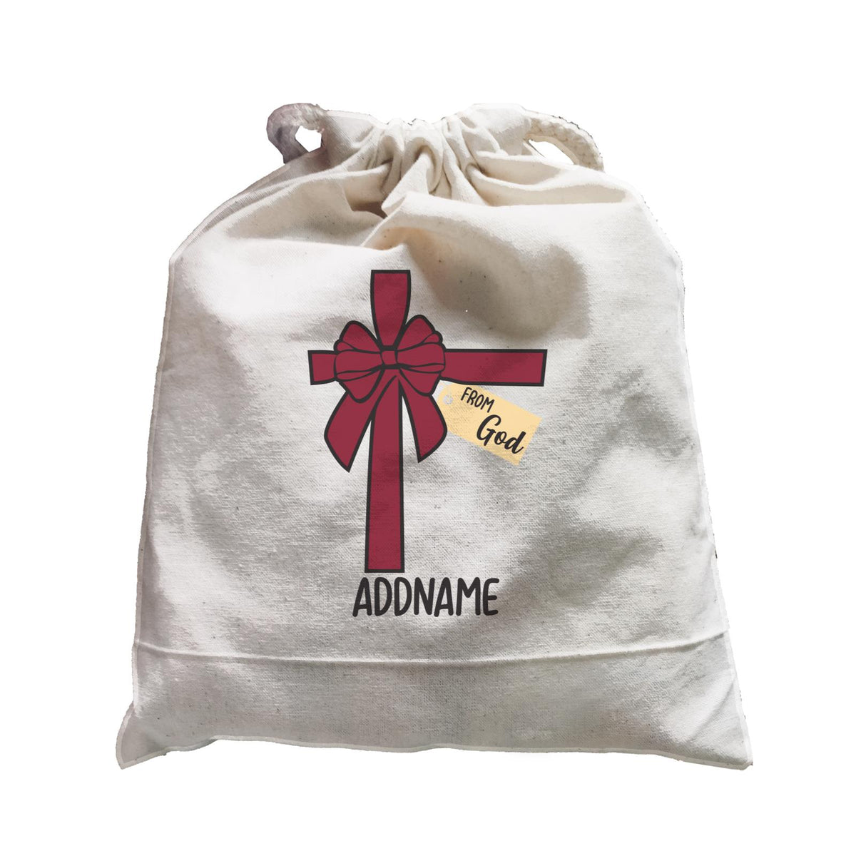 Xmas Gift Ribbon From God Satchel