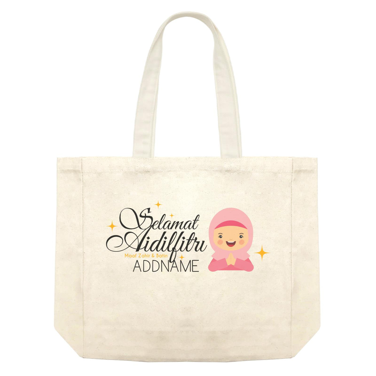Selamat Aidilfitri Lady Shopping Bag