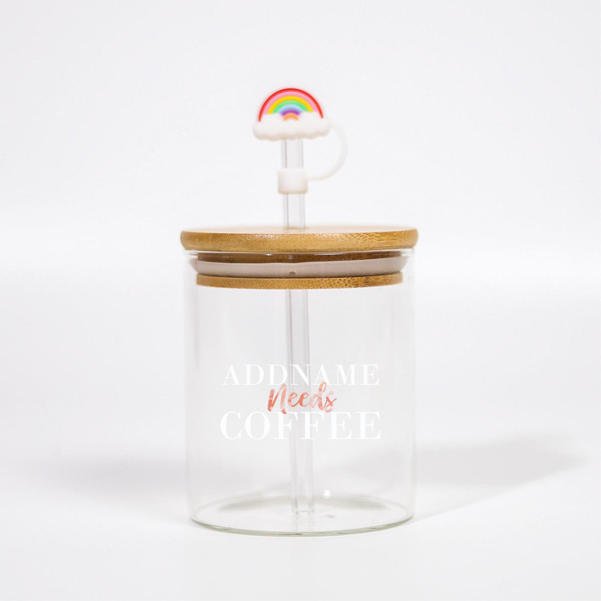 Marble Addname Need Coffee Canicup - Rose With White Text