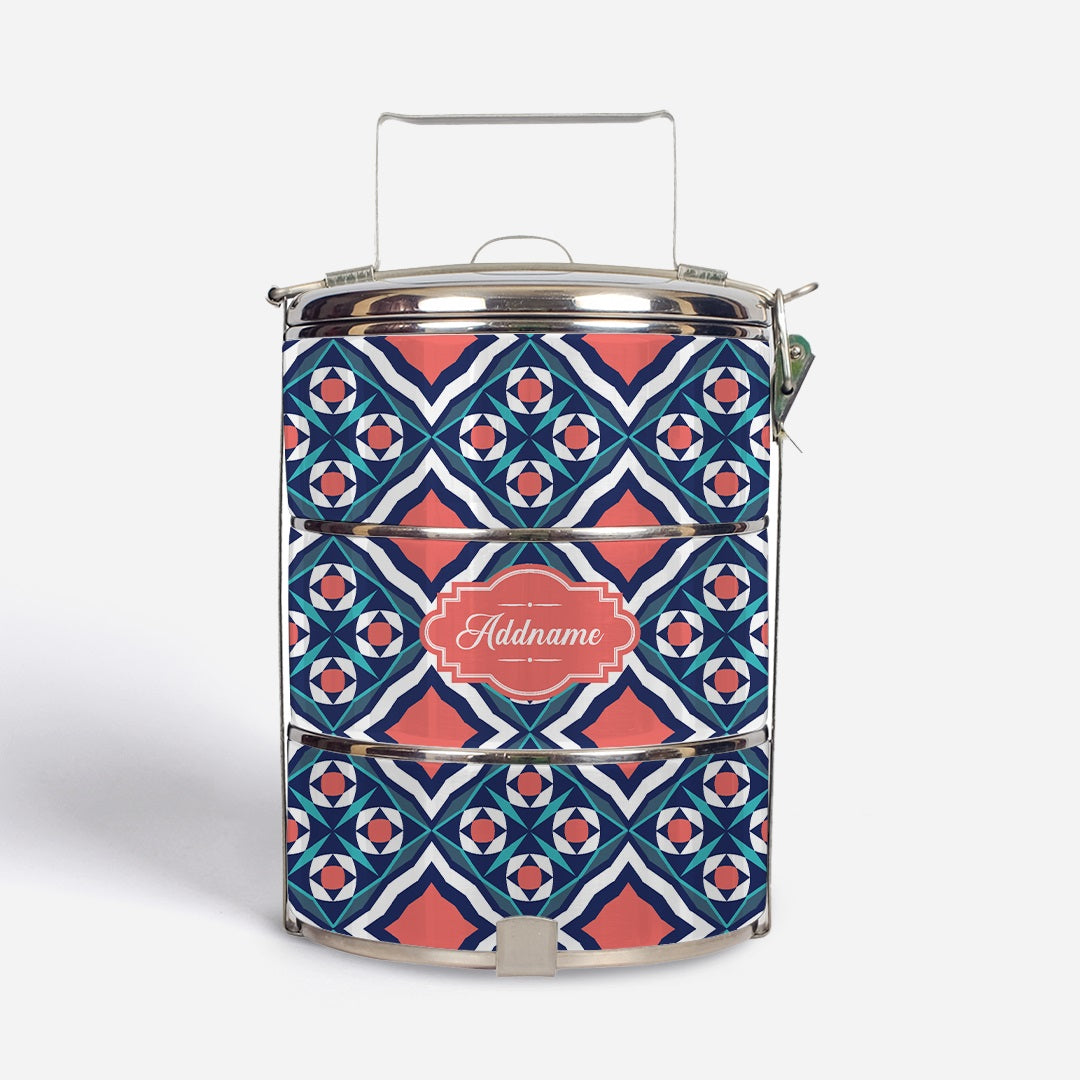 Moroccan Series - Chihab  - Three-Tier Tiffin Carrier