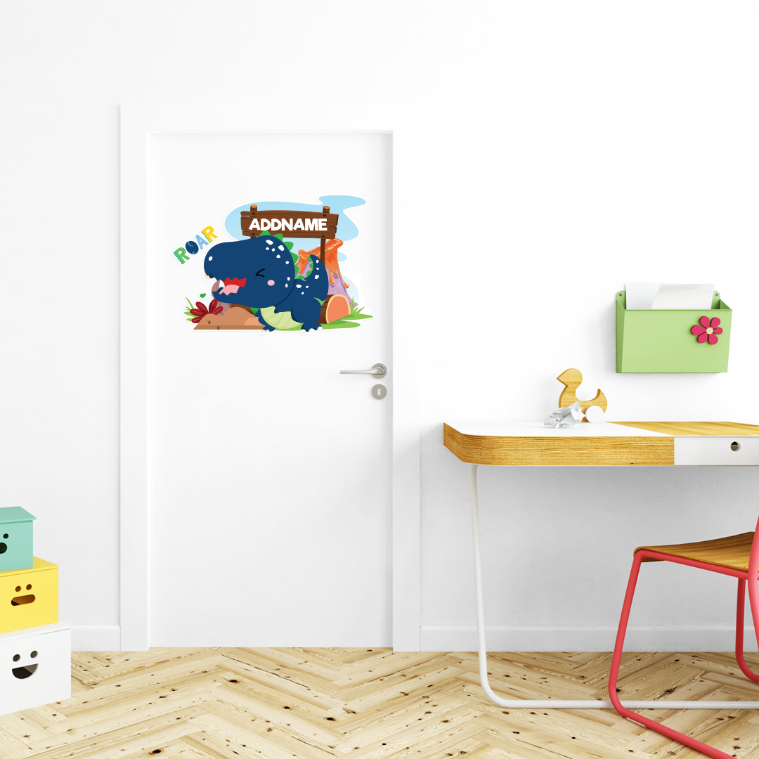 Cute Dino Kiddies Door Sticker