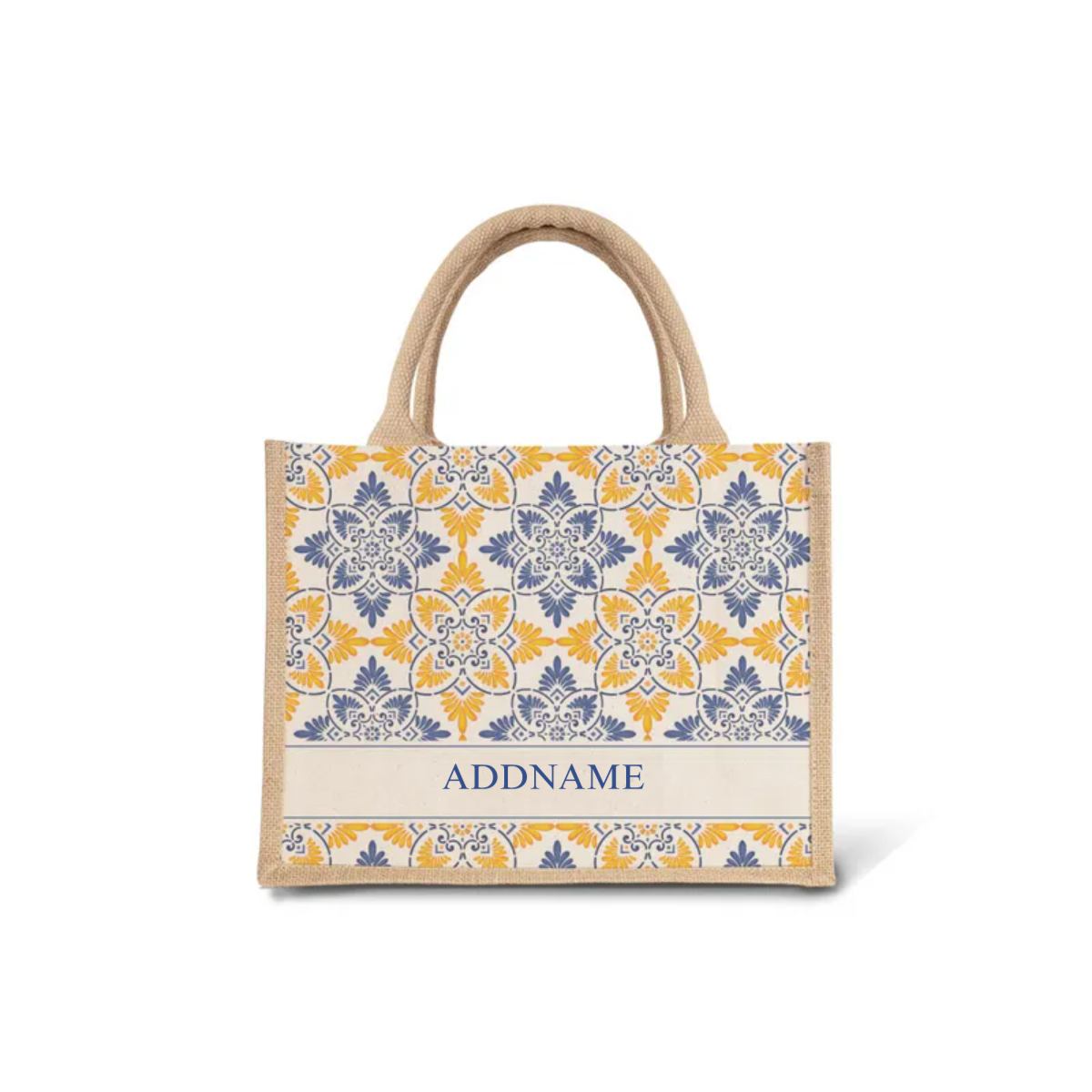 Moroccan Series - Butter Blue Jute Bags