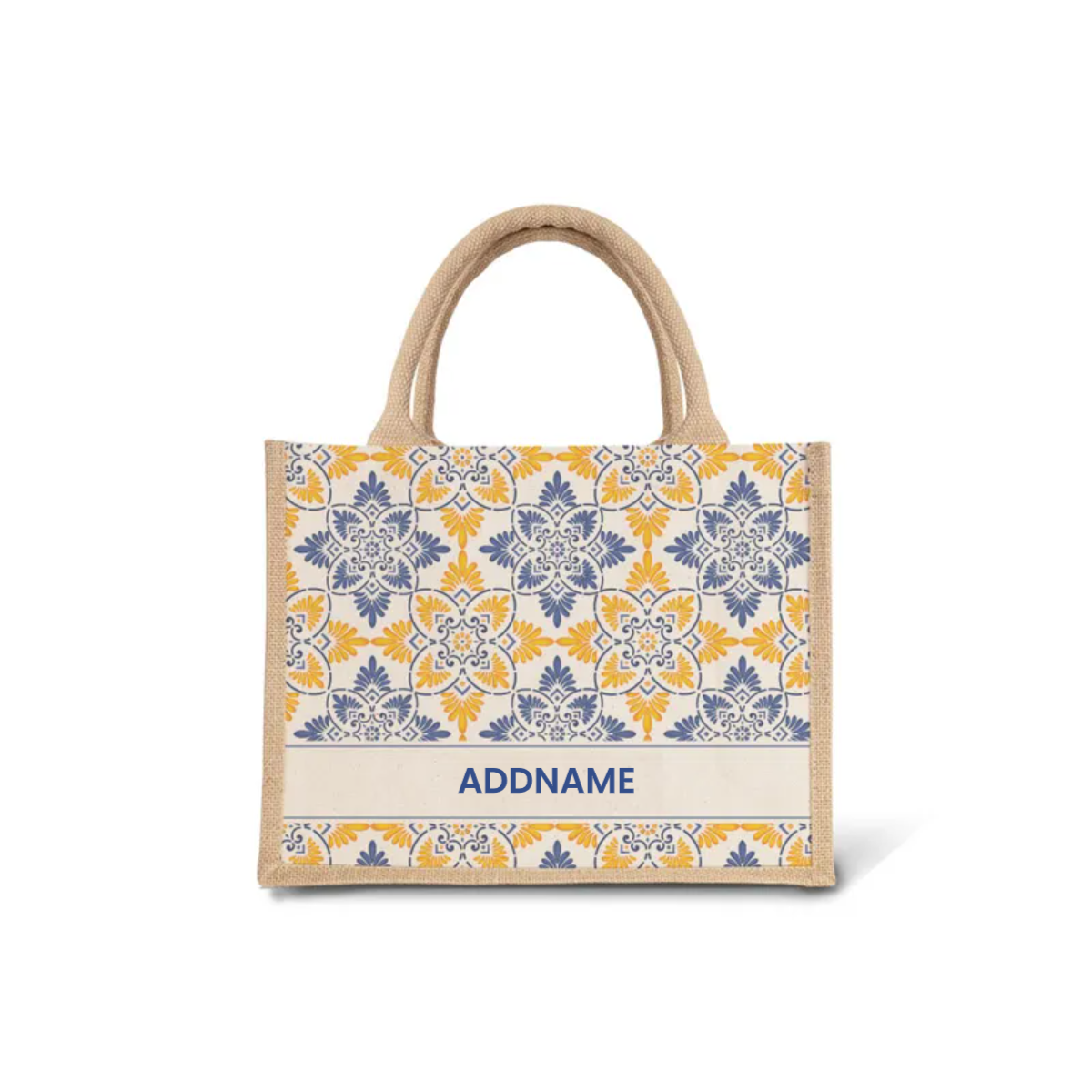 Moroccan Series - Butter Blue Jute Bags