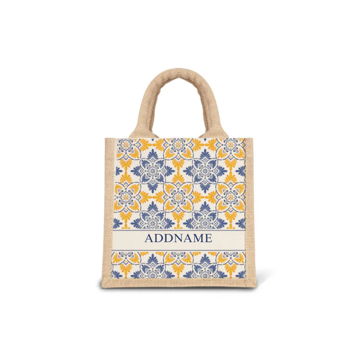 Moroccan Series - Butter Blue Jute Bags