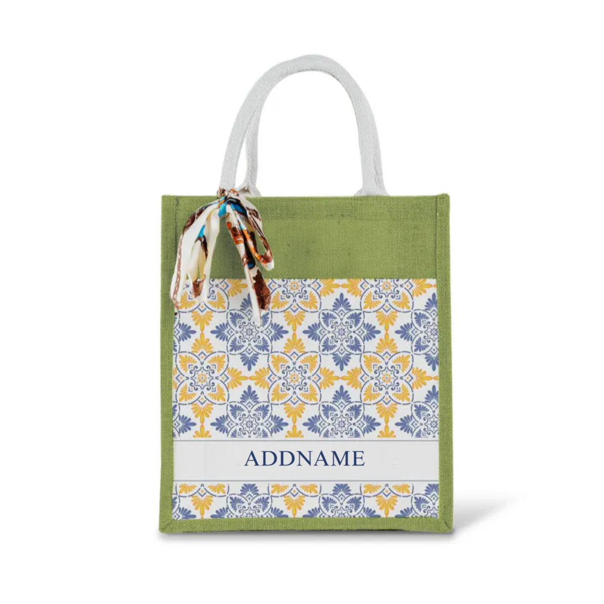 Moroccan Series - Butter Blue Jute Bags