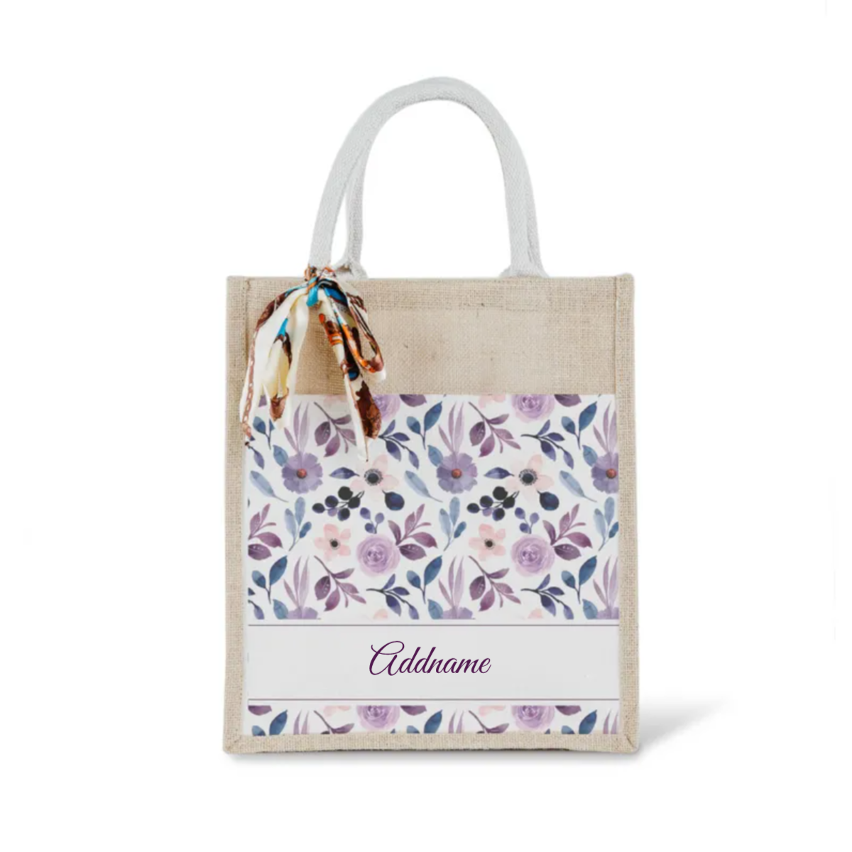 Laura Series - Violet Jute Bags